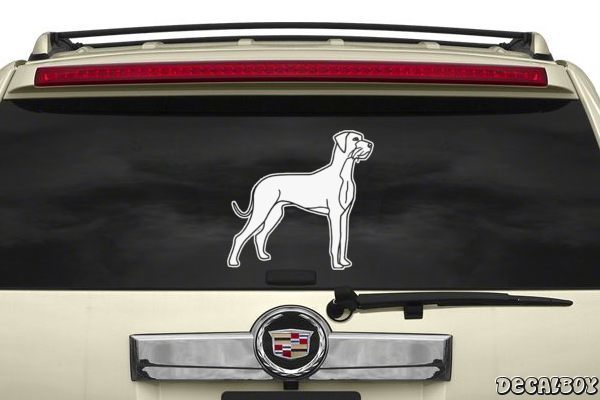 Great dane car sales decal