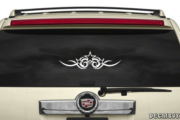 AUFKLEBER AUTO CAR Style Tattoo Tribal Seitendekor Sterne