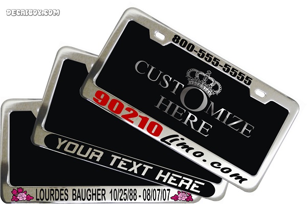 Know Your Place License Plate Frame – Modified Decals INC