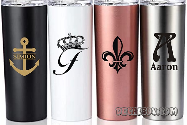 Vinyl Decal for Stainless Steel Tumblers, Car decal, Tumbler