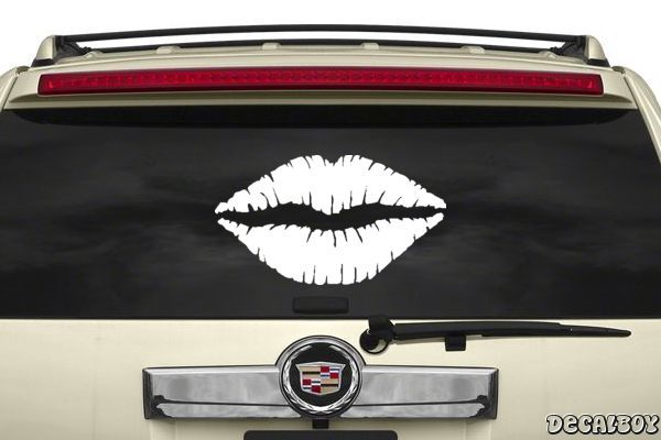 Decal Kissing Lips