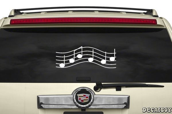 Decal Music Notes