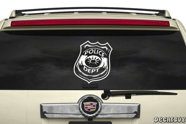 Decal Police Badge
