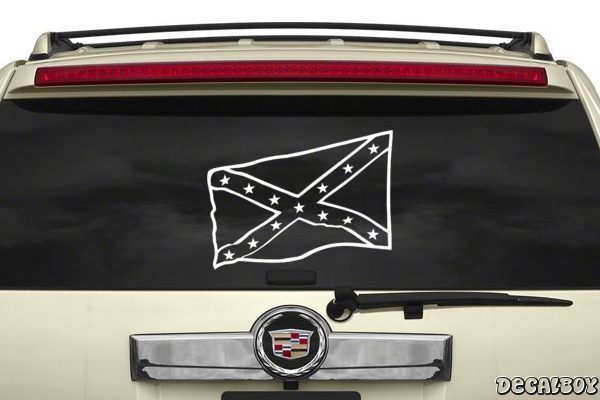 Decal Rebel Confederate Flag