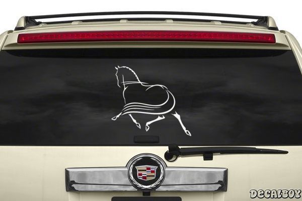 Decal Trotting Horse