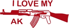 Kalashnikov AK47 decal