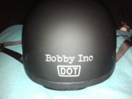 Custom Name Number On Helmet Decal