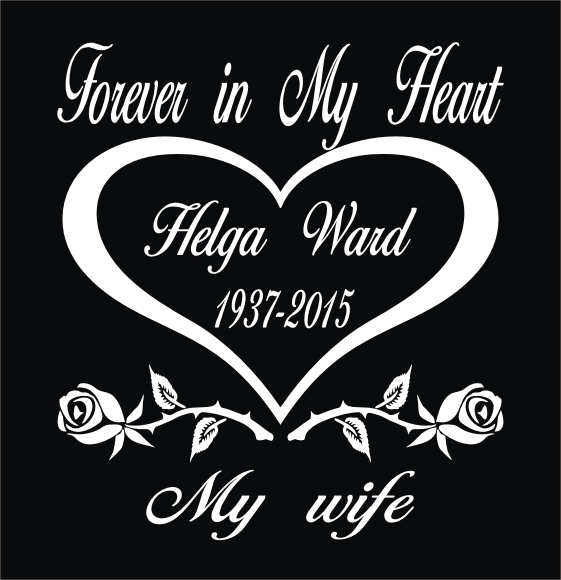 Forever In My Heart Mom Decal